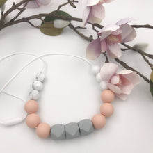 Grey/Blush Teething Necklace