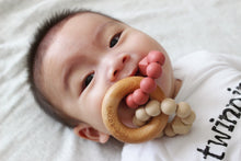 Triple Ring Silicone & Wood Teethers