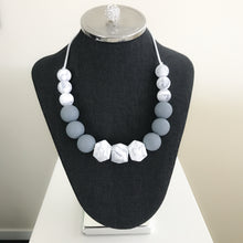 Grey Monochrome Teething Necklace