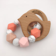 Blushing Bird Teether Rattle