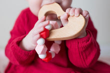 Engraved and Personalized Wood Shape Teether