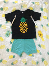 Pineapple Teether and Pacifier Clip/Teething Leash Combo