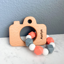 Engraved and Personalized Wood Shape Teether