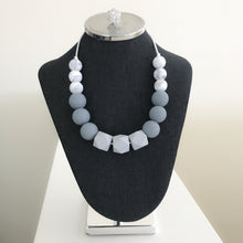 Grey Monochrome Teething Necklace