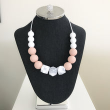 Blush/Marble Center Teething Necklace