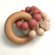 Triple Ring Silicone & Wood Teethers